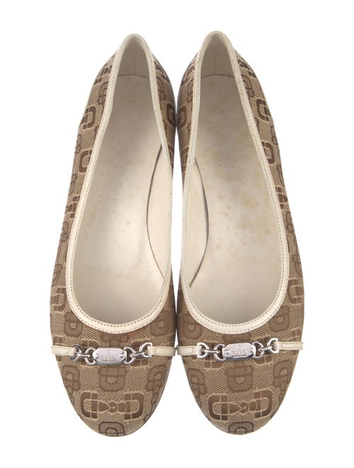 Gucci GG Canvas Canvas Ballet Flats