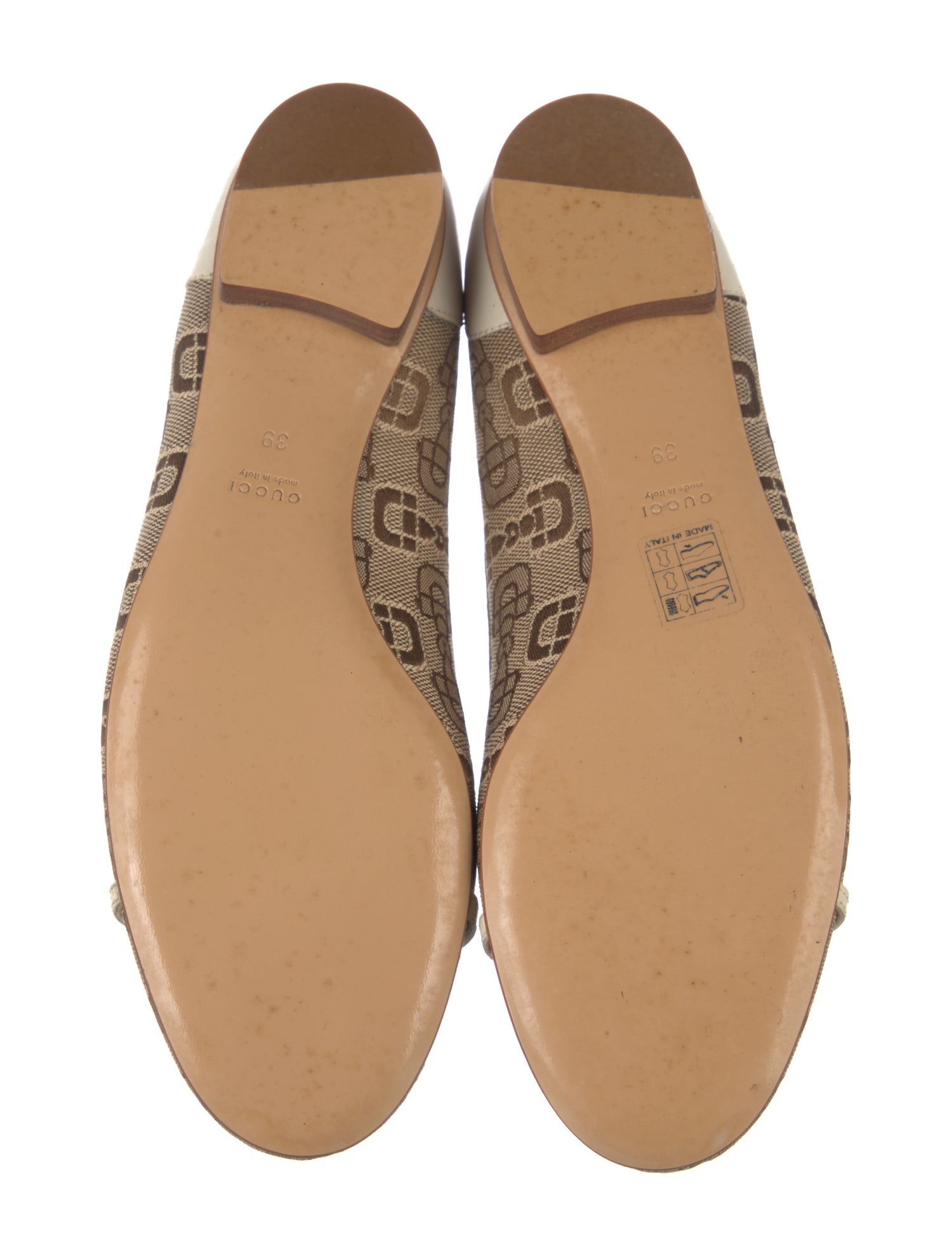 Gucci GG Canvas Canvas Ballet Flats