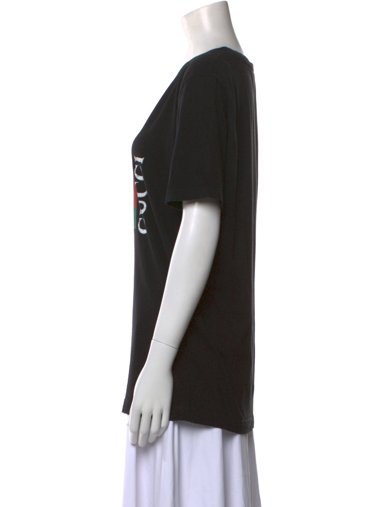 Gucci Graphic Print Crew Neck T-Shirt