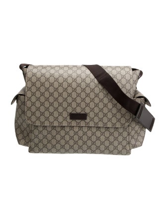 Gucci Pattern Print Diaper Bag