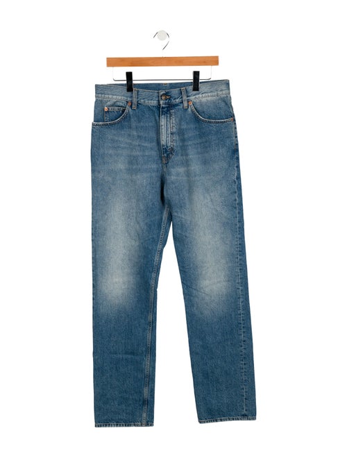Gucci Horsebit Accent Straight-Leg Jeans