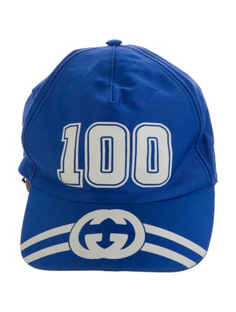 Gucci 100th Anniversary Interlocking G Logo Baseball Hat