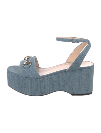 Gucci Denim Sandals