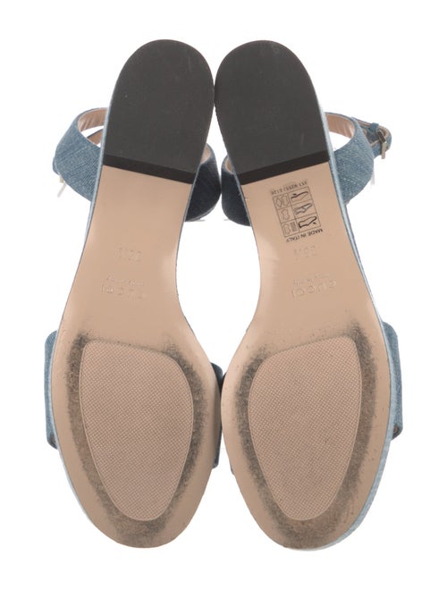 Gucci Denim Sandals