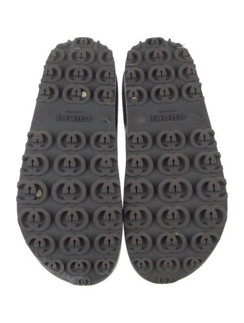Gucci Interlocking G Logo Rubber Slides
