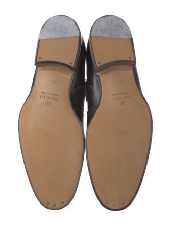 Gucci Interlocking G Logo Leather Boots