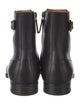 Gucci Interlocking G Logo Leather Rain Boots