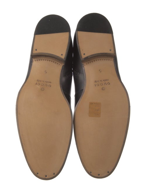 Gucci Interlocking G Logo Leather Rain Boots