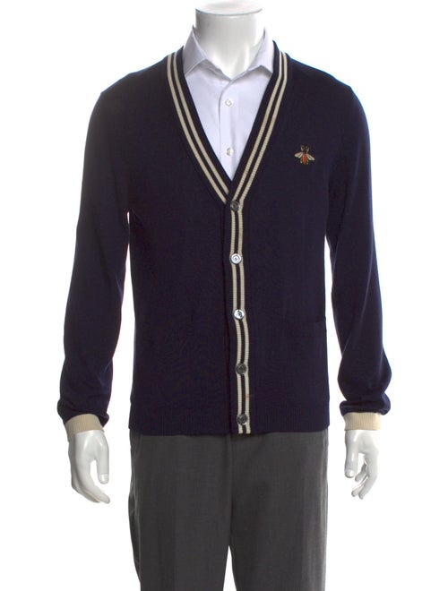 Gucci 2020 Bee Accent Cardigan