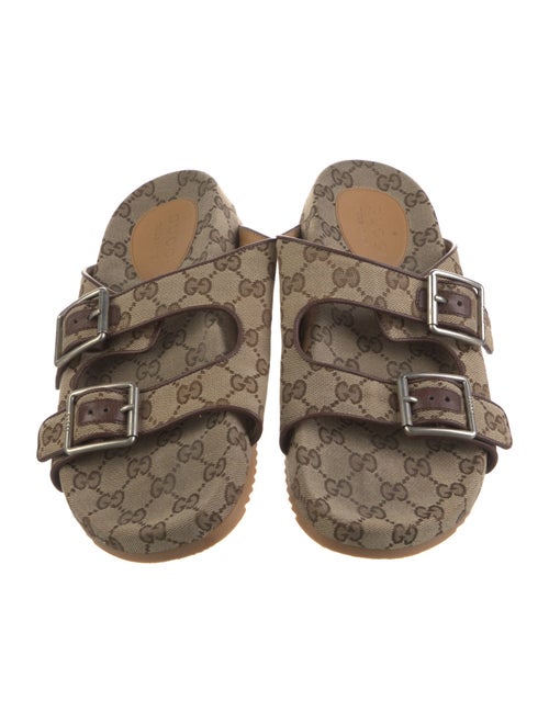 Gucci GG Canvas Canvas Slides