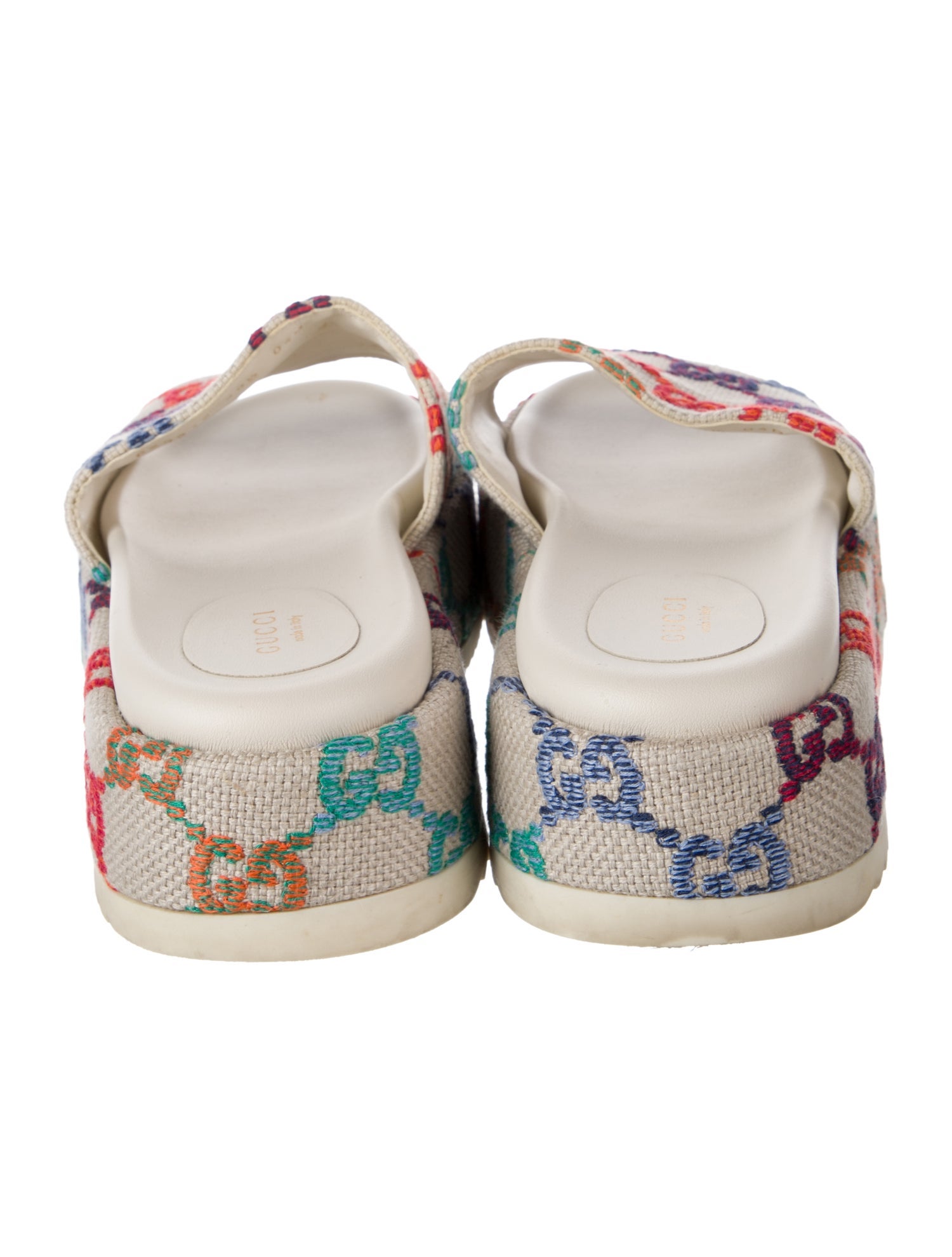 Gucci GG Psychedelic Canvas Slides