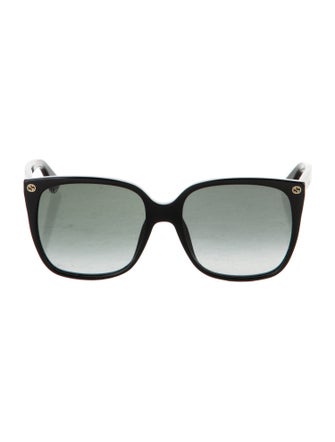Gucci Interlocking G Logo Oversize Sunglasses