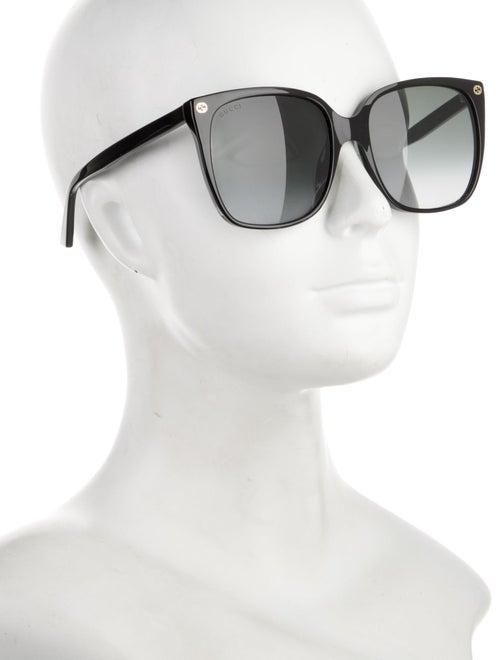 Gucci Interlocking G Logo Oversize Sunglasses
