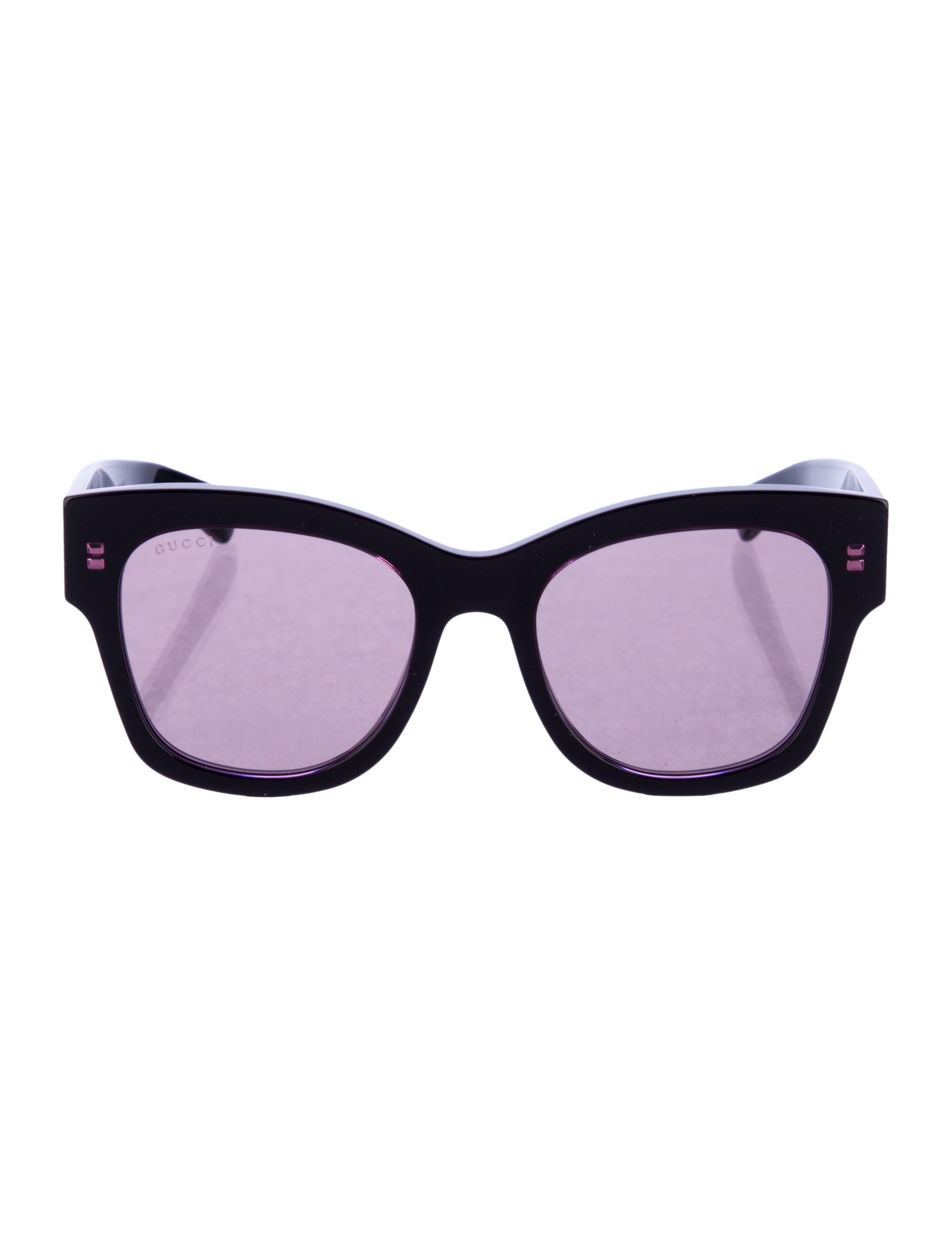 Gucci Interlocking G Logo Wayfarer Sunglasses