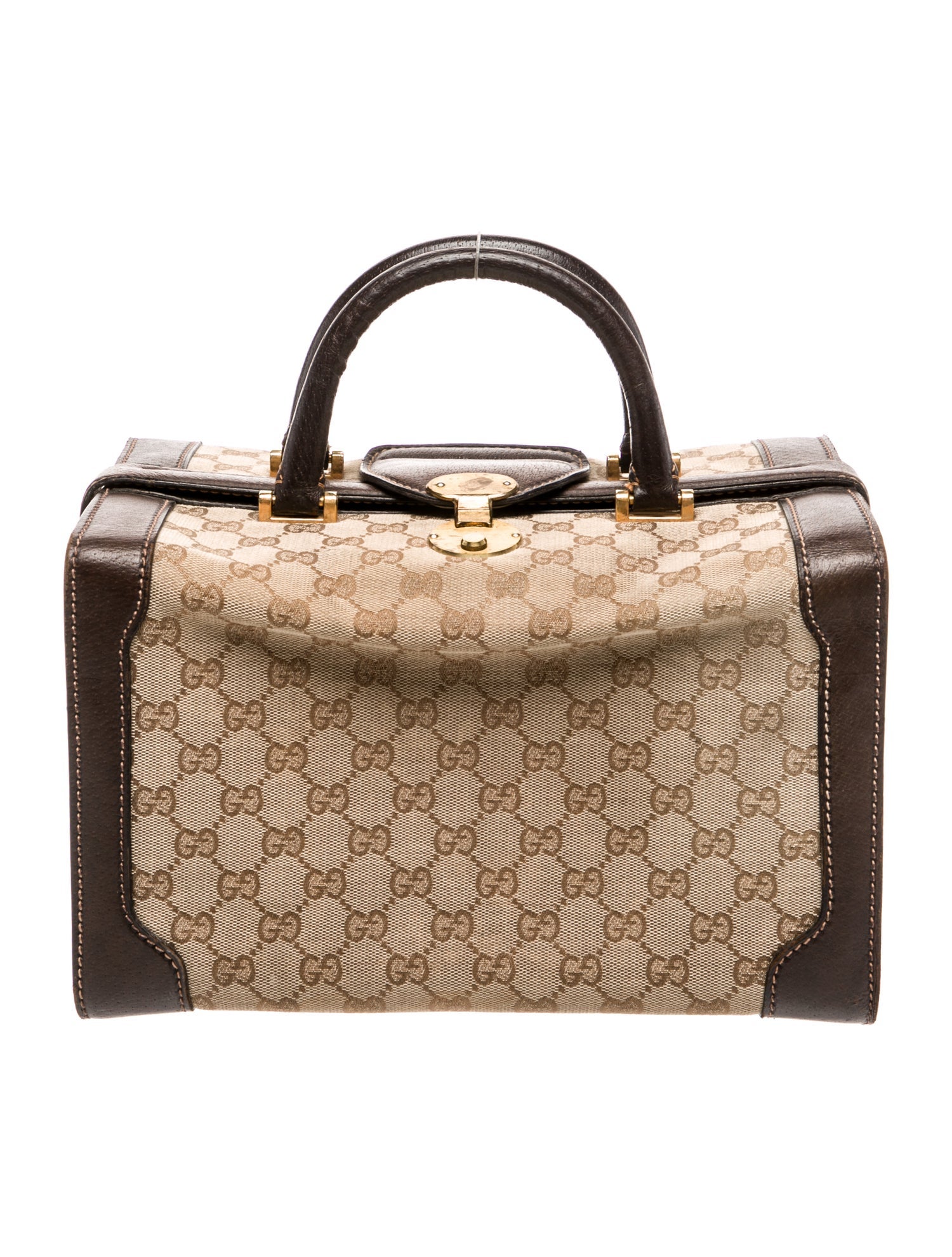 Gucci GG Canvas Vintage Vanity Trunk Vintage