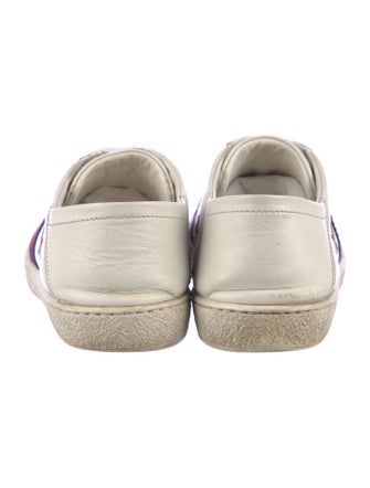 Gucci Sylvie Web Accent Leather Sneakers