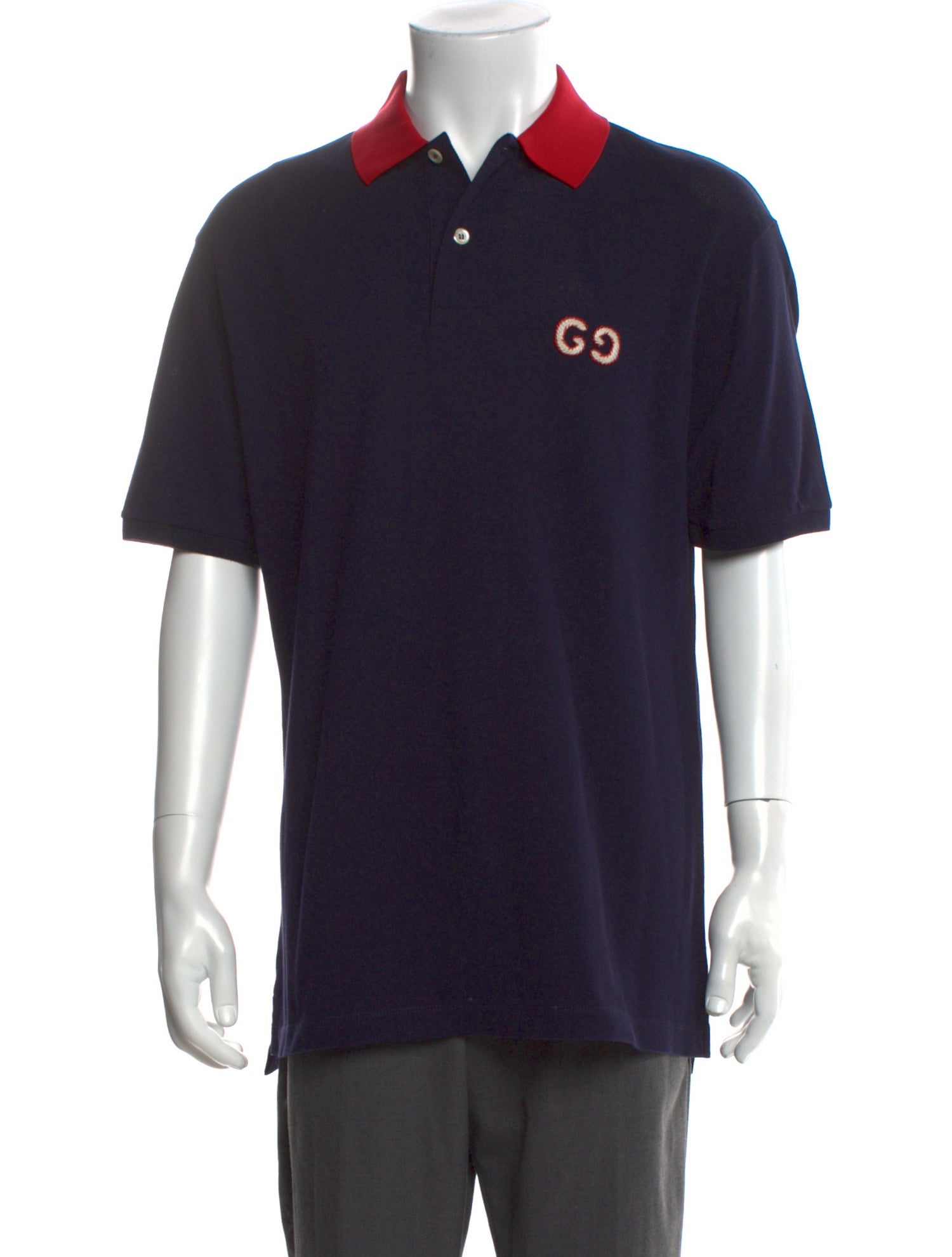 Gucci 2019 GG Logo Polo Shirt