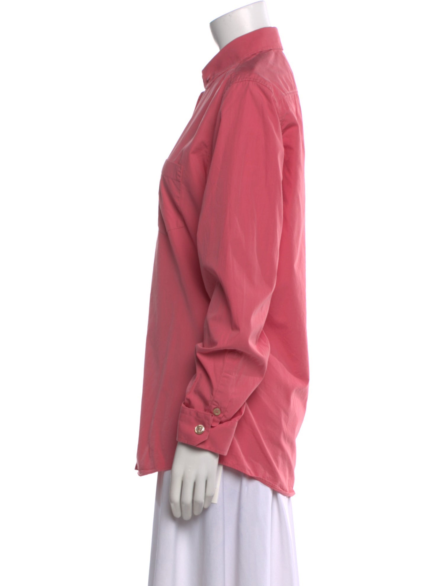 Gucci Long Sleeve Button-Up Top