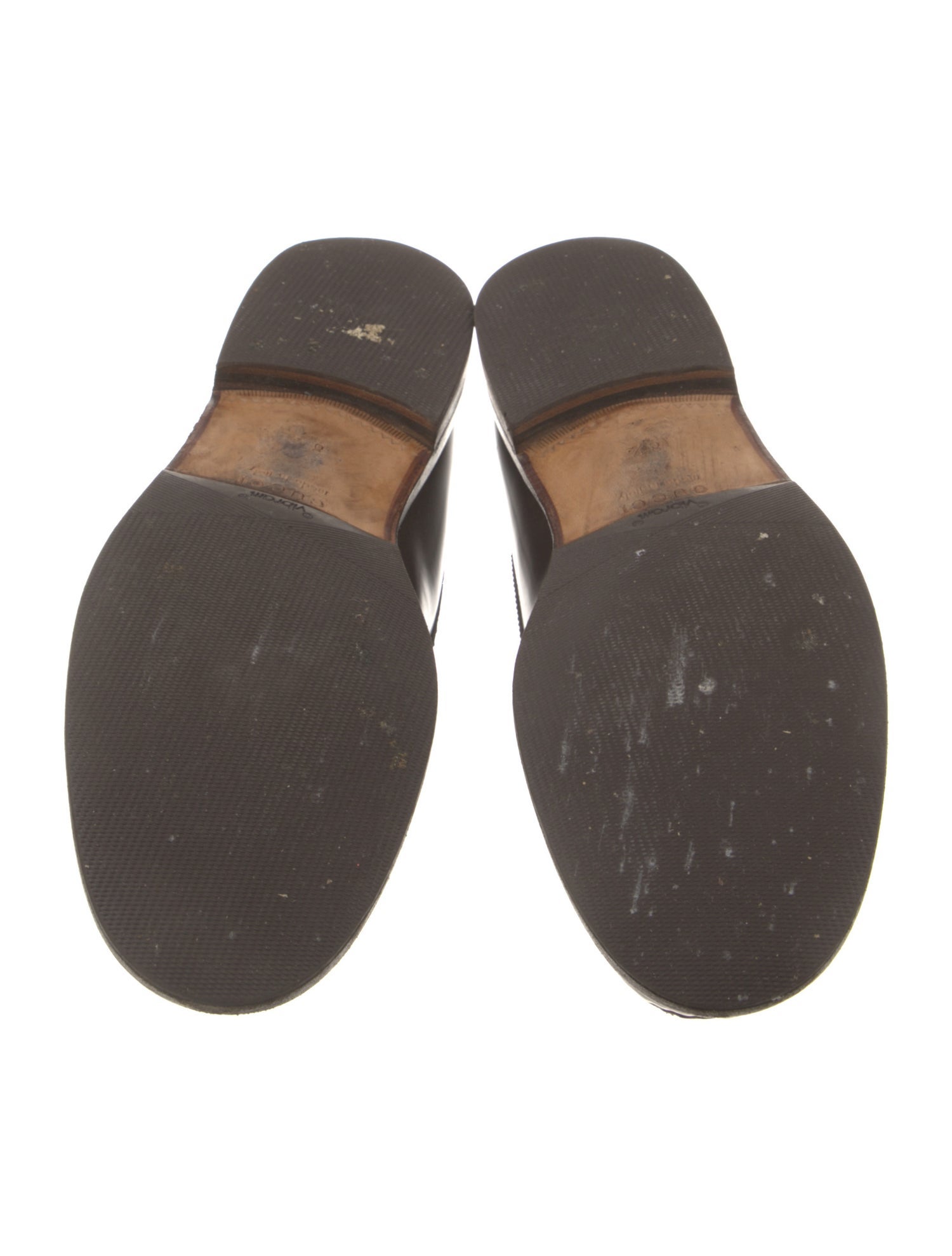 Gucci Interlocking G Logo Leather Loafers