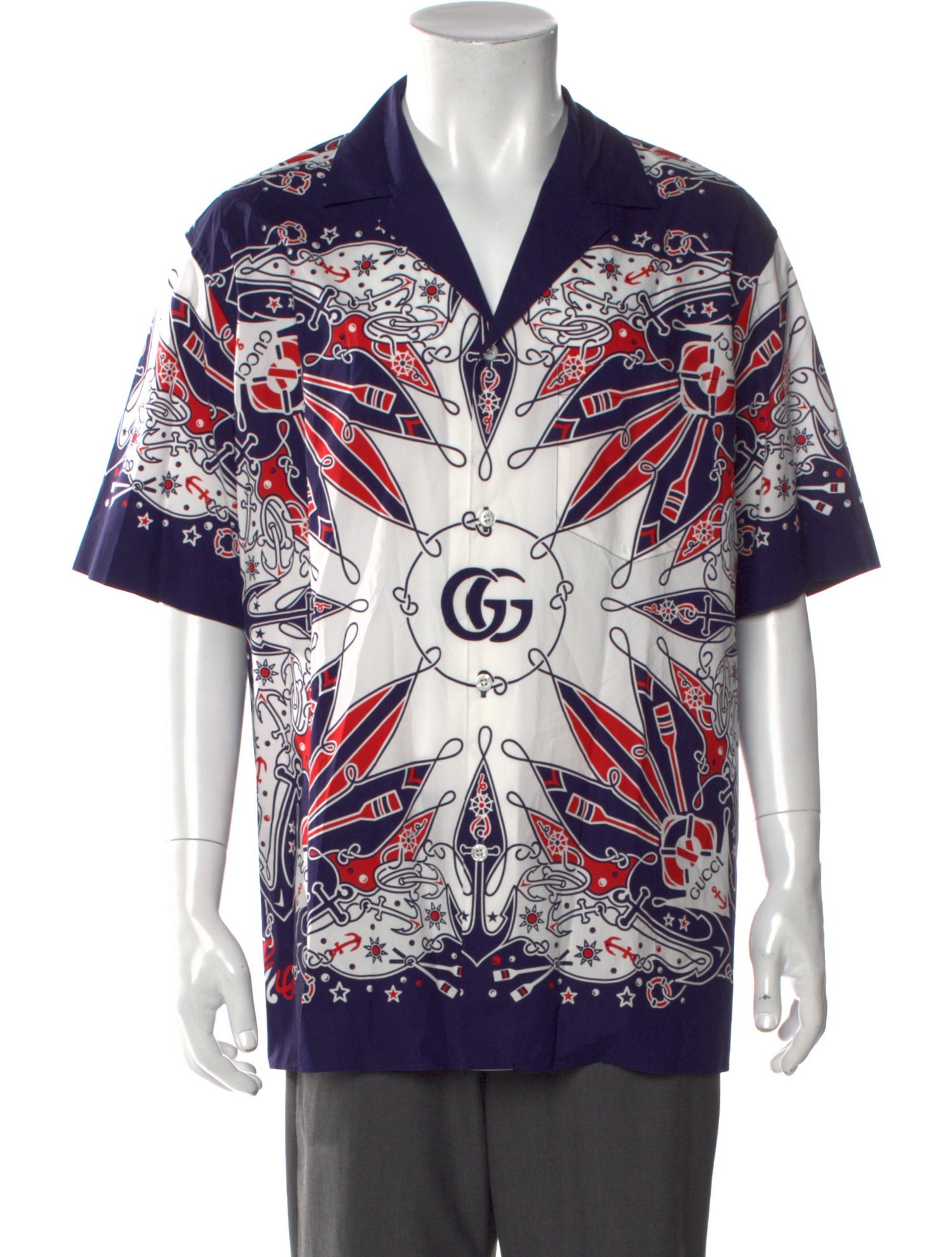 Gucci 2024 Double G Logo Shirt
