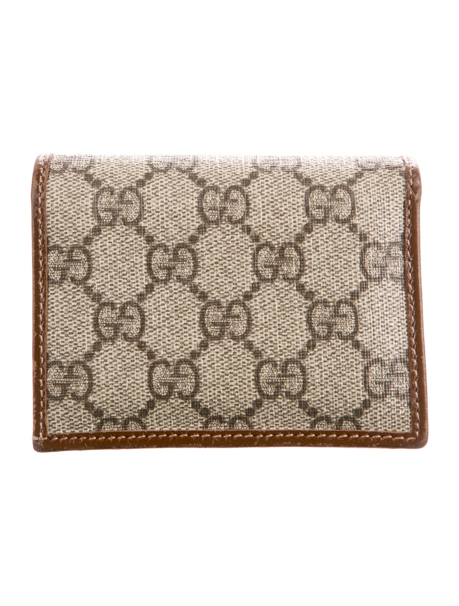 Gucci Horsebit 1955 Card Case GG Supreme Compact Wallet