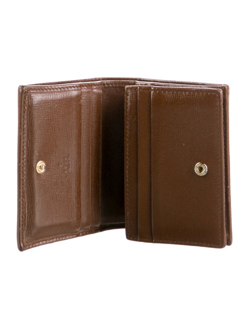 Gucci Horsebit 1955 Card Case GG Supreme Compact Wallet