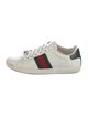 Gucci Web Accent Leather Sneakers