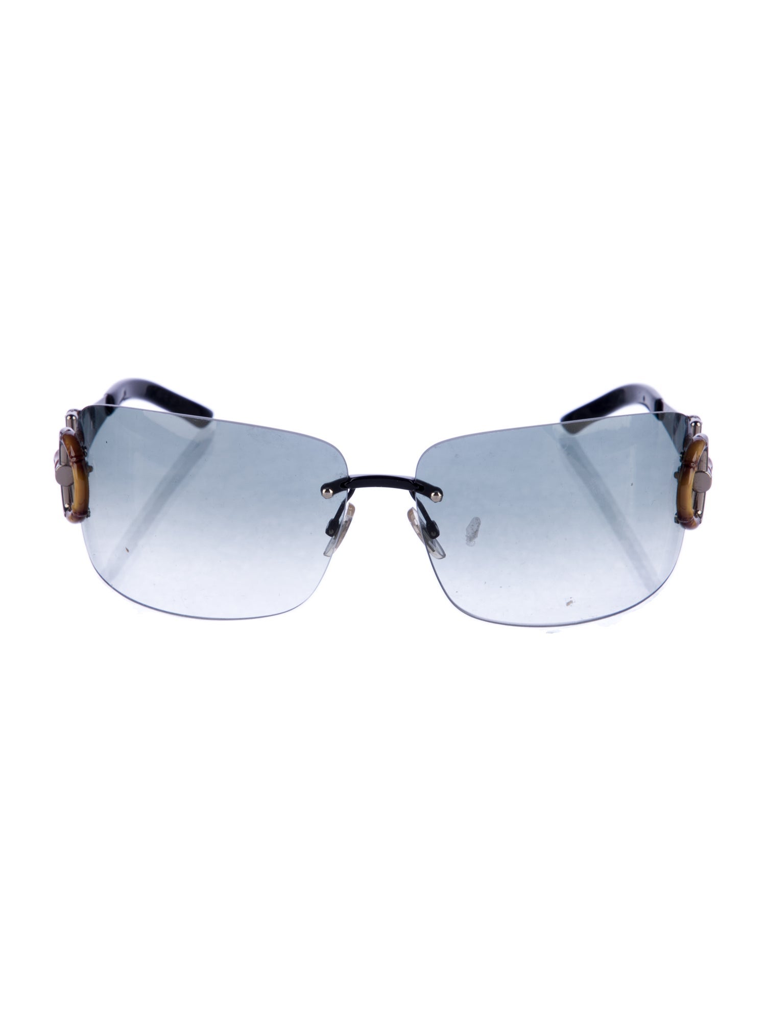 Gucci Horsebit Accent Shield Sunglasses