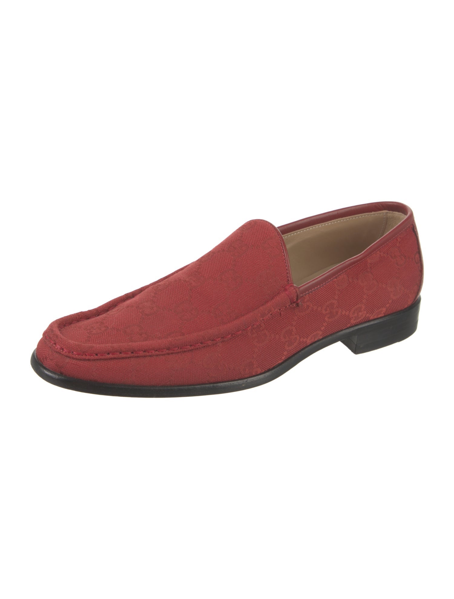 Gucci Web Accent Loafers