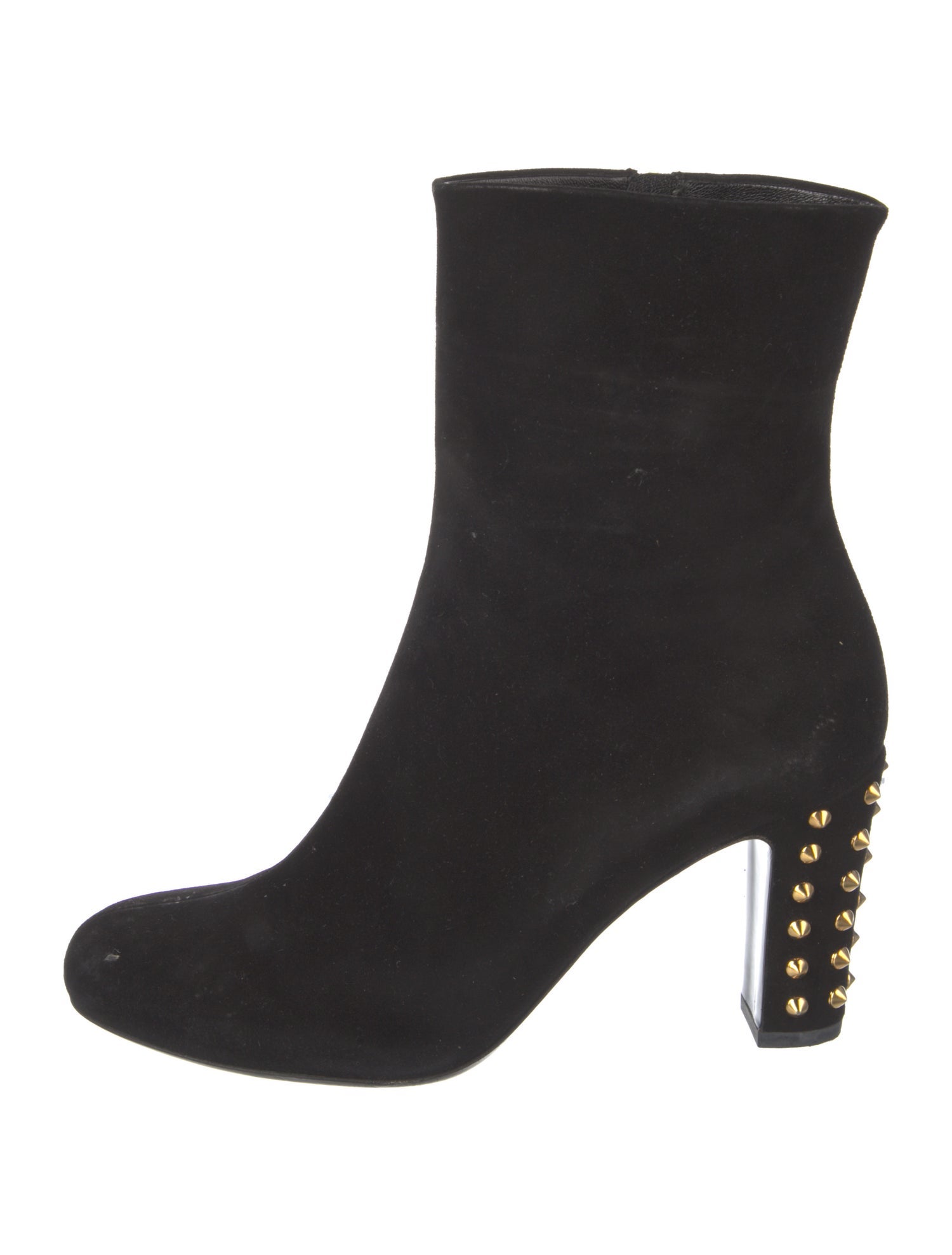 Gucci Suede Studded Accents Boots