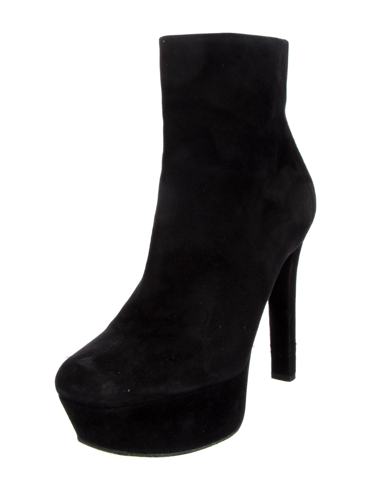 Gucci Interlocking G Logo Suede Boots