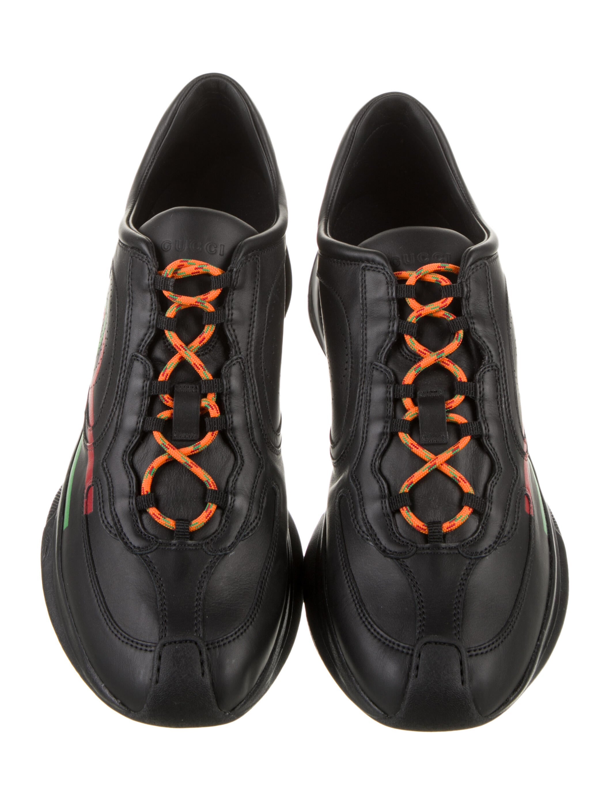 Gucci Interlocking G Logo Leather Sneakers