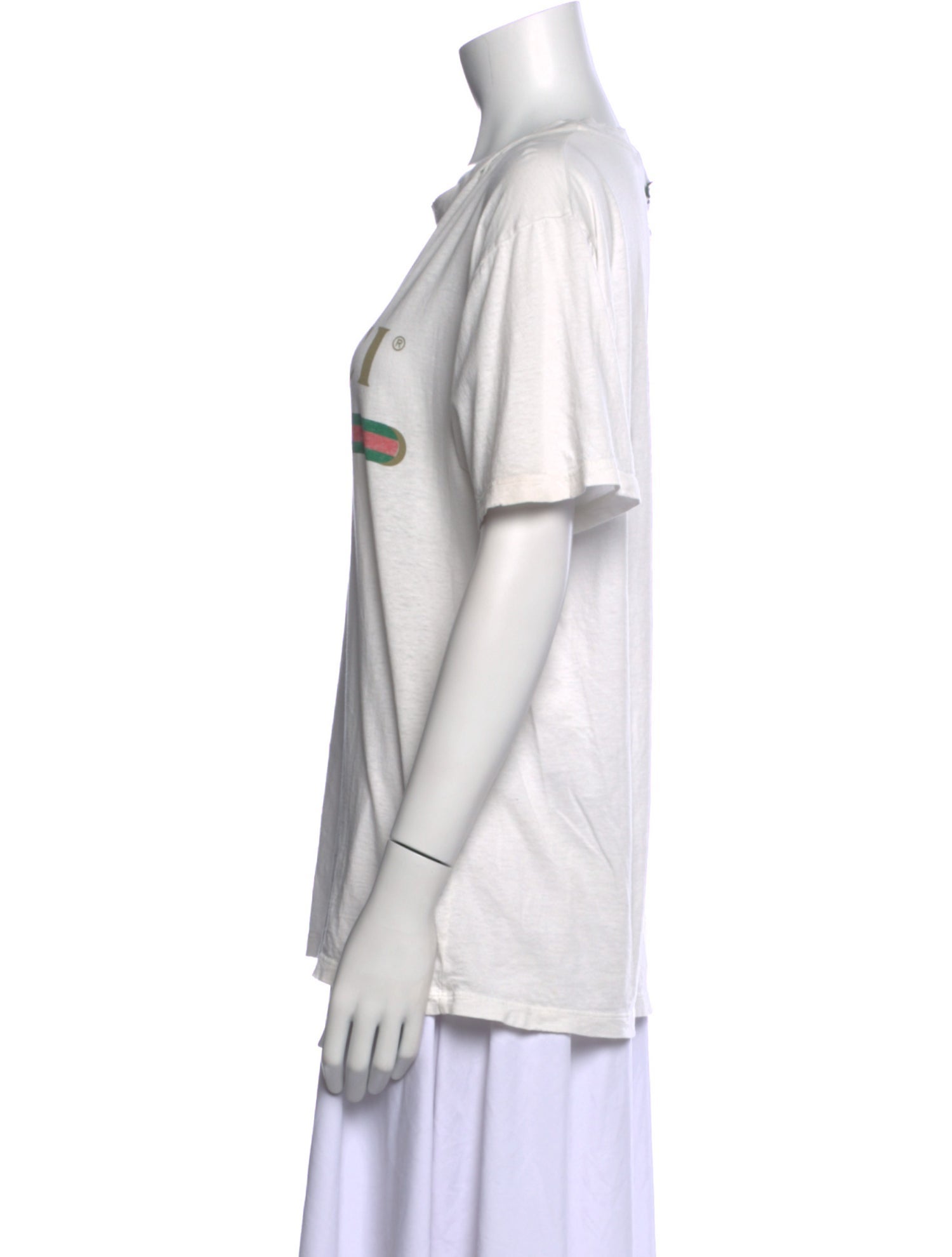 Gucci Graphic Print Crew Neck T-Shirt