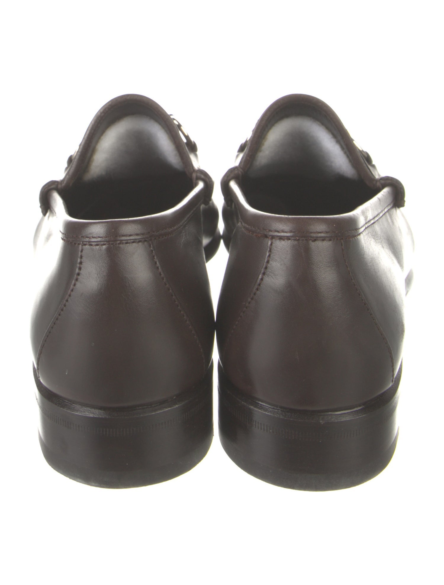 Gucci Horsebit Accent Leather Dress Loafers