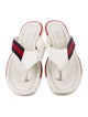 Gucci Microguccissima Pattern Leather Flip Flops