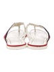 Gucci Microguccissima Pattern Leather Flip Flops
