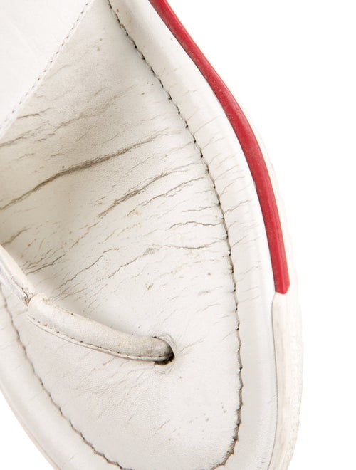 Gucci Microguccissima Pattern Leather Flip Flops