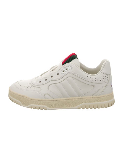 Gucci Web Accent Leather Sneakers