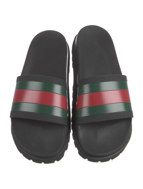 Gucci Pursuit Web Accent Slides