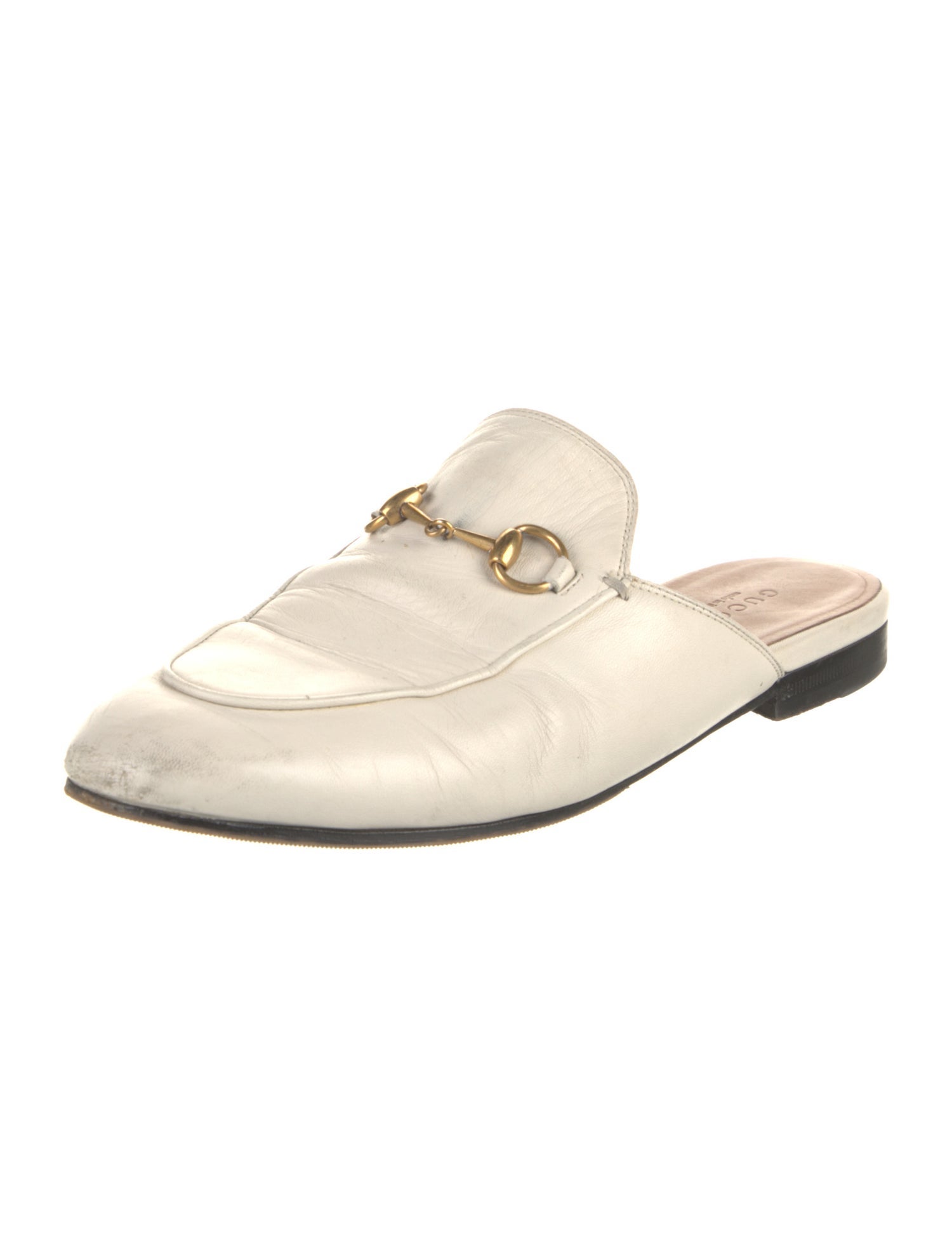 Gucci Horsebit Accent Leather Mules