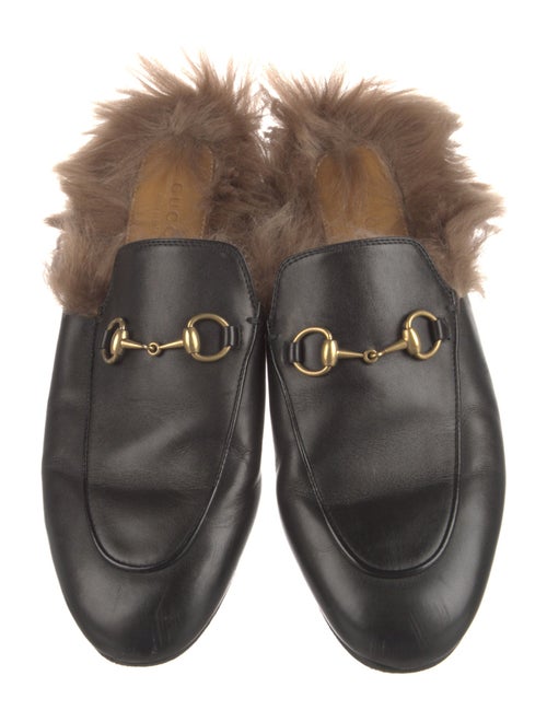 Gucci Horsebit Accent Leather Loafers