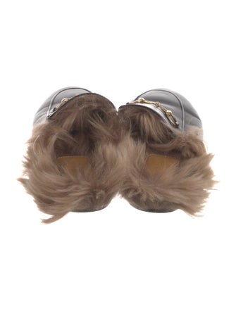 Gucci Horsebit Accent Leather Loafers