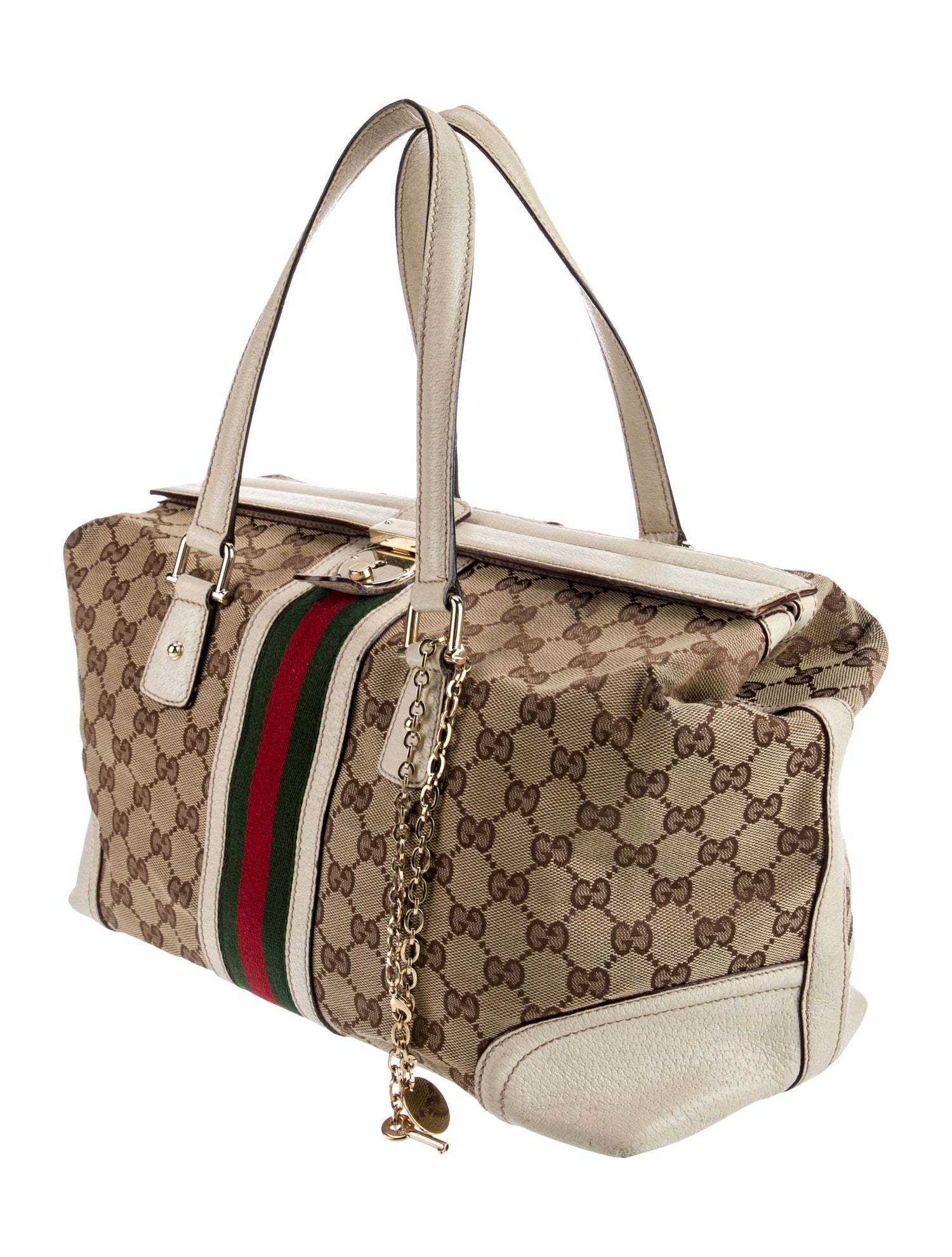 Gucci GG Canvas Treasure Boston Large