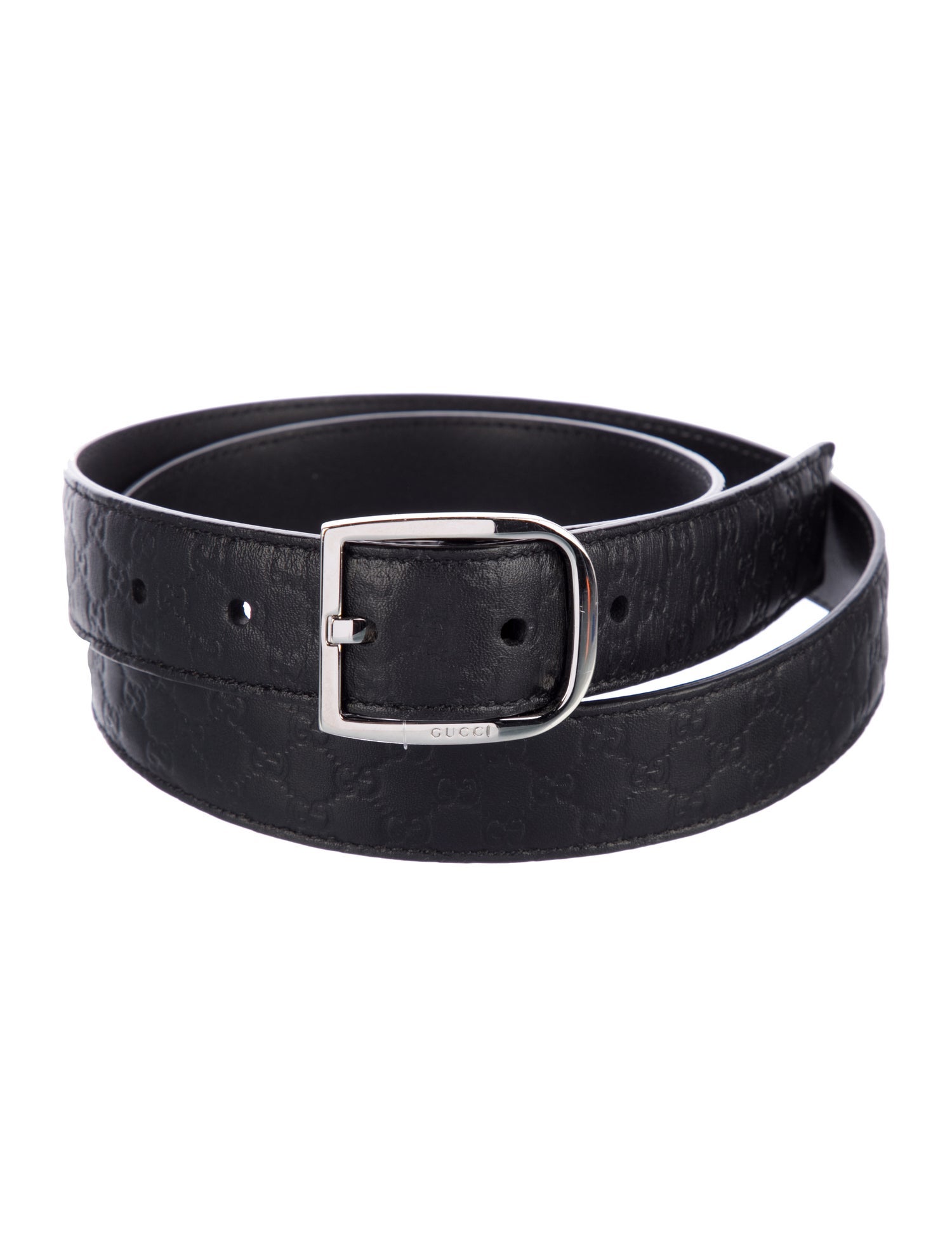 Gucci Microguccissima Pattern Leather Belt