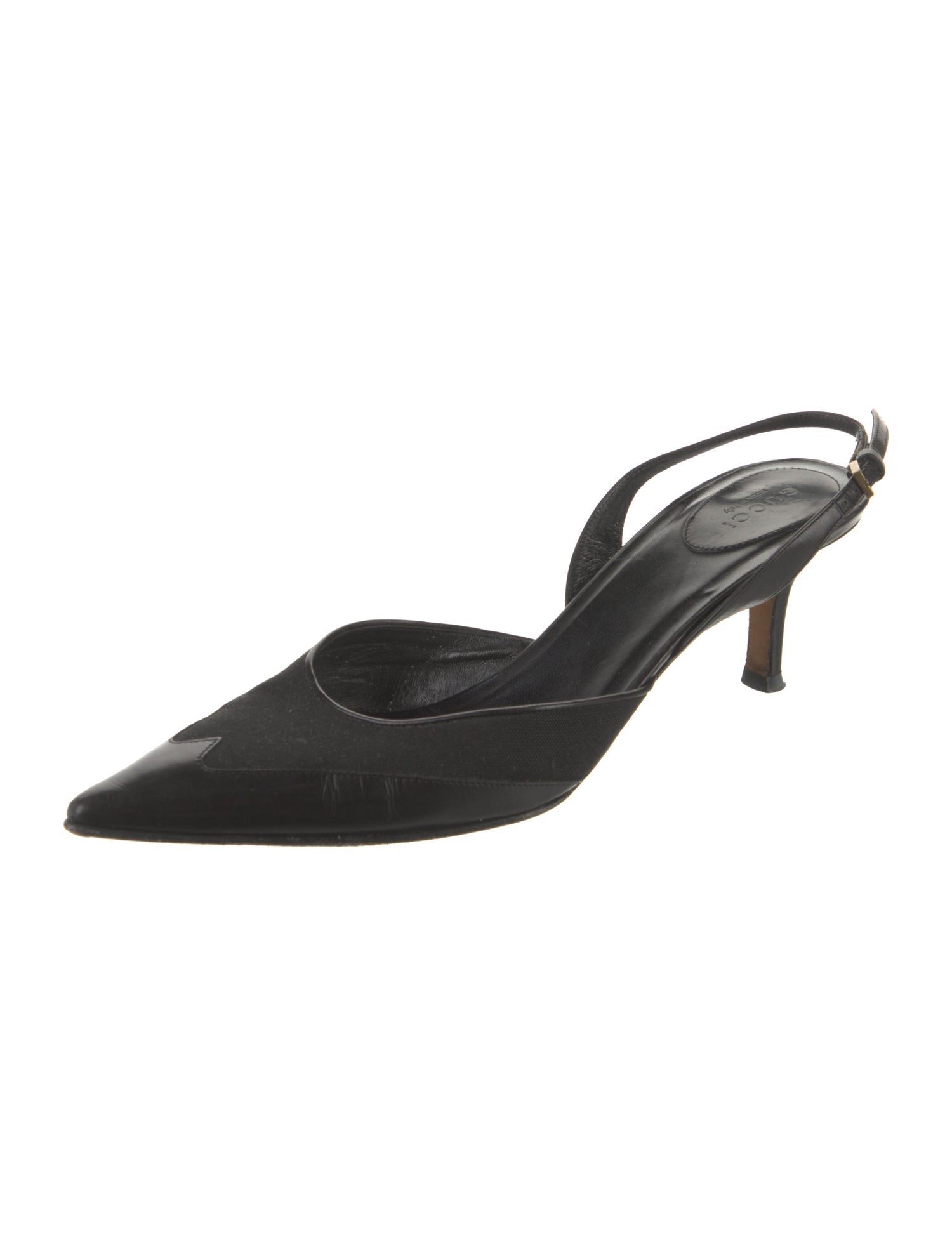 Gucci Leather Slingback Pumps