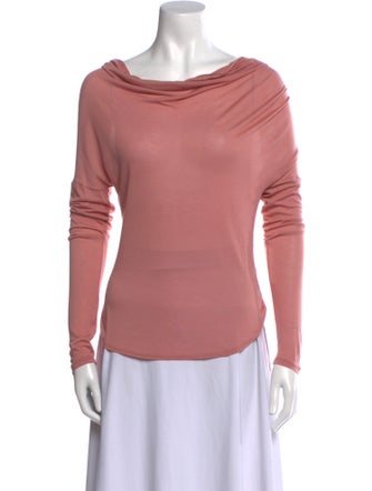 Gucci Late 1990's - Early 2000's Cowl Neck Top