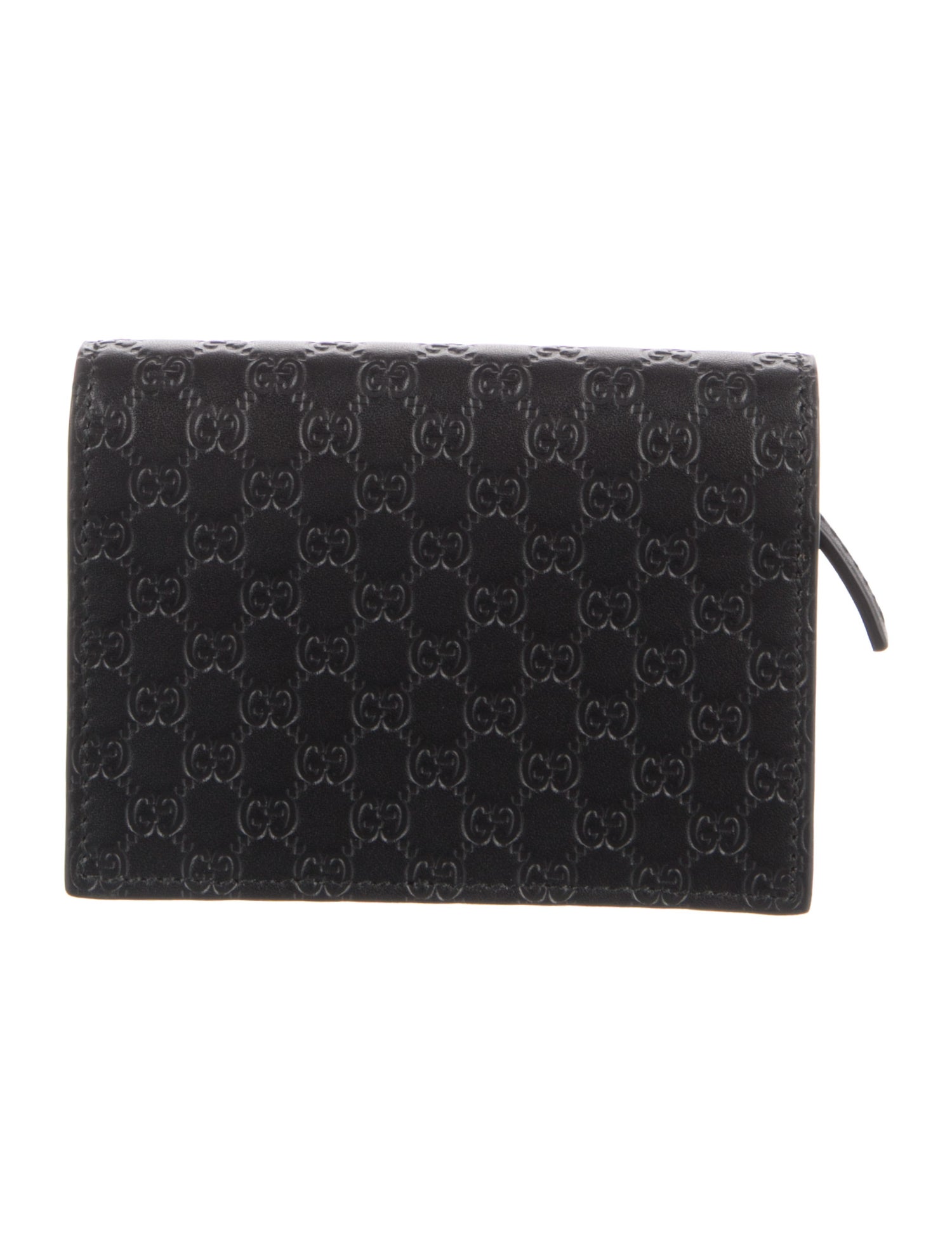 Gucci Microguccissima Pattern Leather Compact Wallet