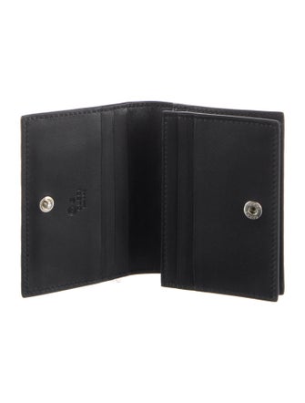 Gucci Microguccissima Pattern Leather Compact Wallet