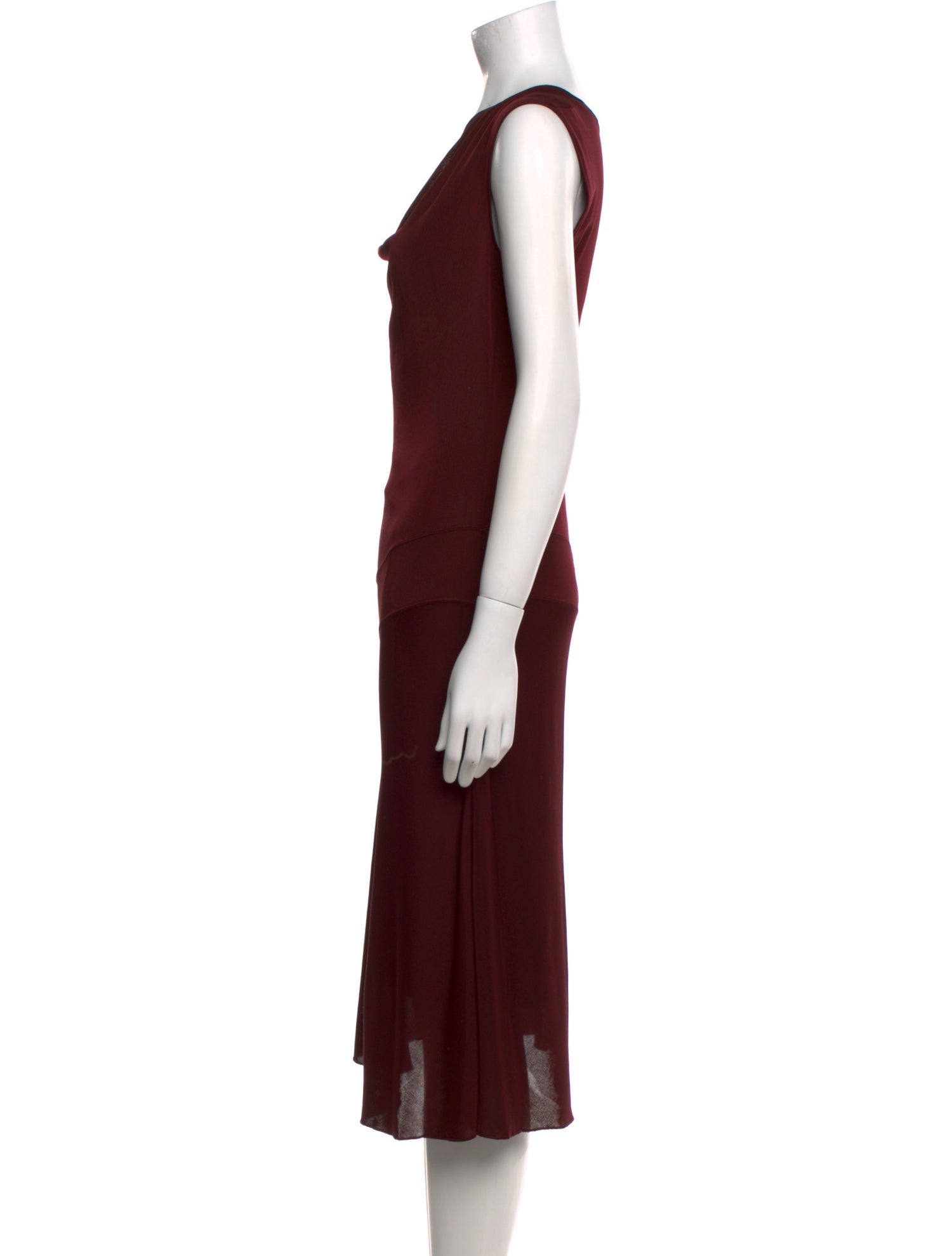 Gucci Cowl Neck Midi Length Dress