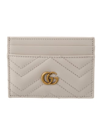 Gucci GG Marmont Card Case Double G Logo Card Holder